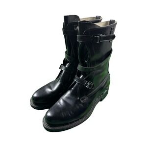 Biltrite VTG Imperial Womens Leather USA Made Police Biker Boots 9 Black